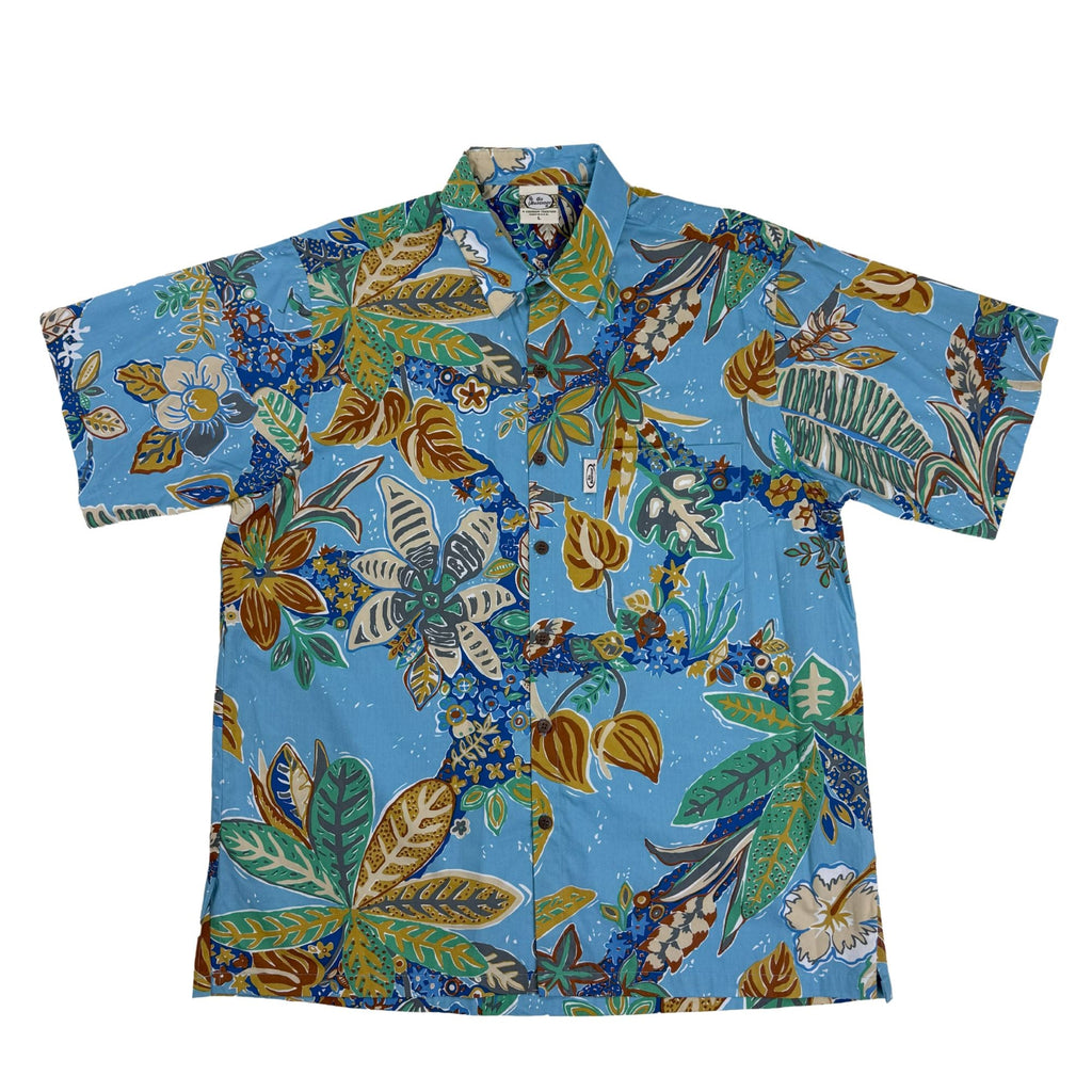 Pua Nui (Powder) Hawaiian Shirts