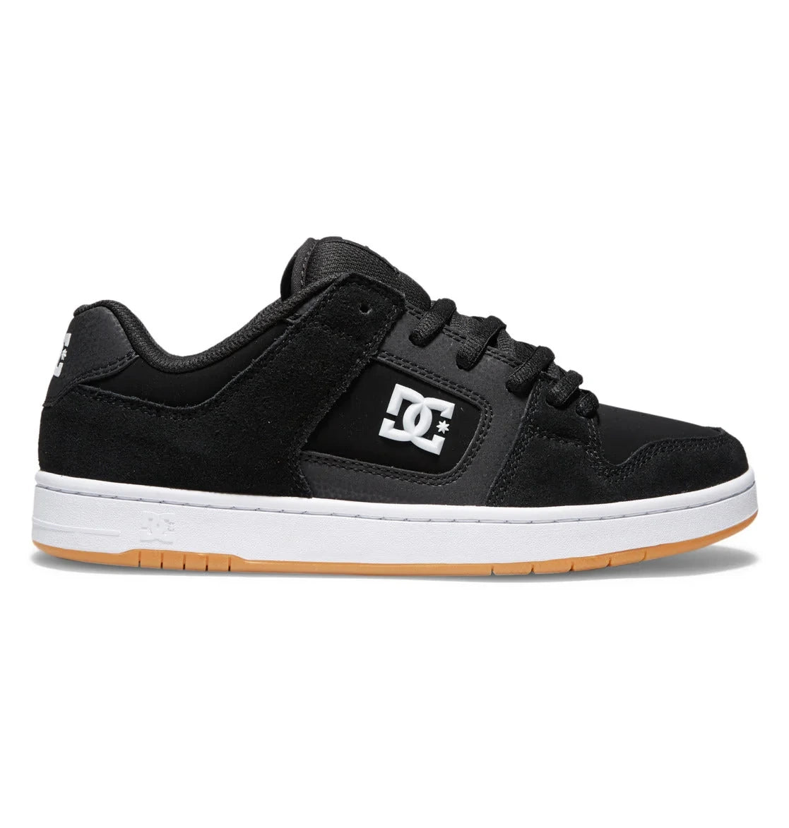 Men's Suede Skate Sneakers - Black White Gum