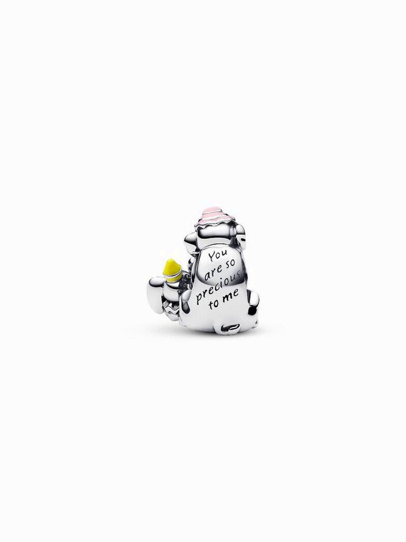 Elephant and Heart Charm Set