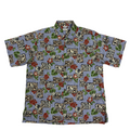 Petro Blocks (Silver) Hawaiian Shirts