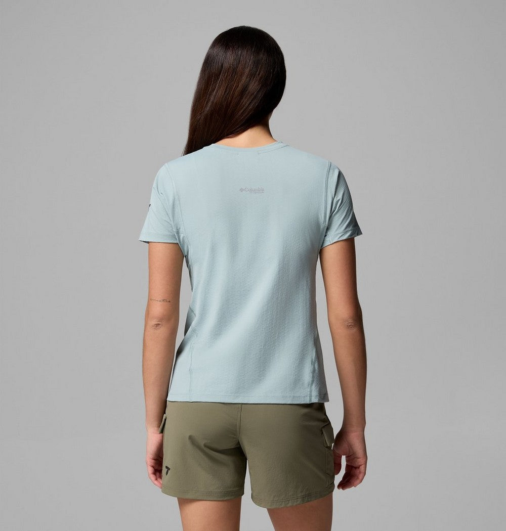 Women's Short-Sleeve Hiking Shirt - Blue