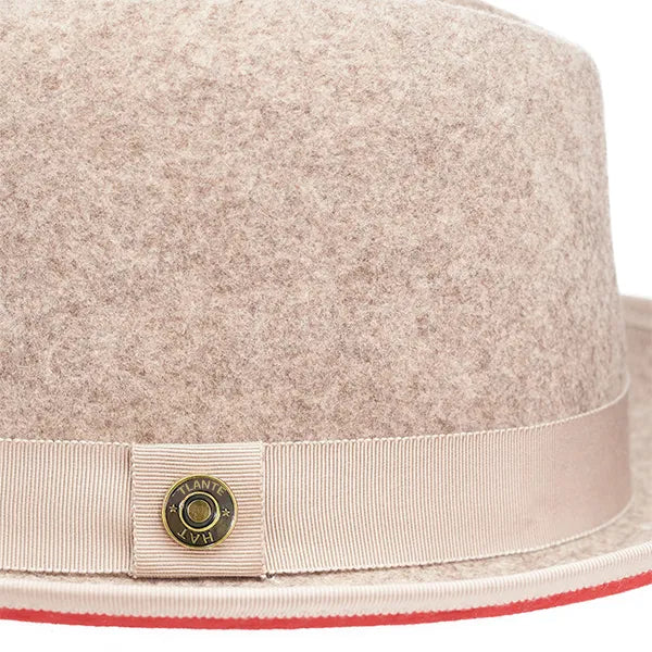 Classic Center-Creased Fedora-King (Mixed Beige)