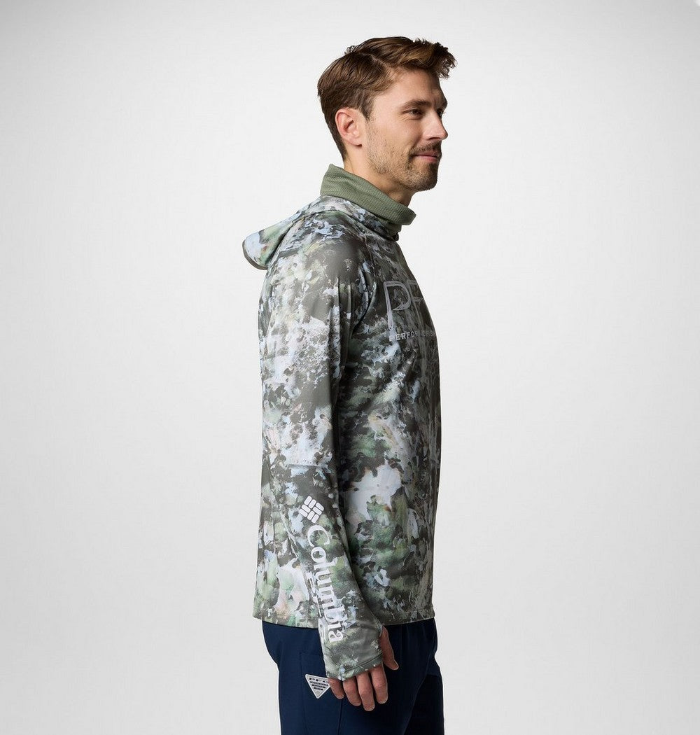 Men's Ventilated UPF 50 Sun Hoodie - Teal