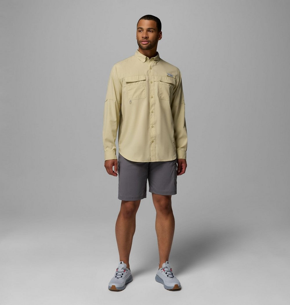 Men's Long Sleeve Fishing Shirt - White