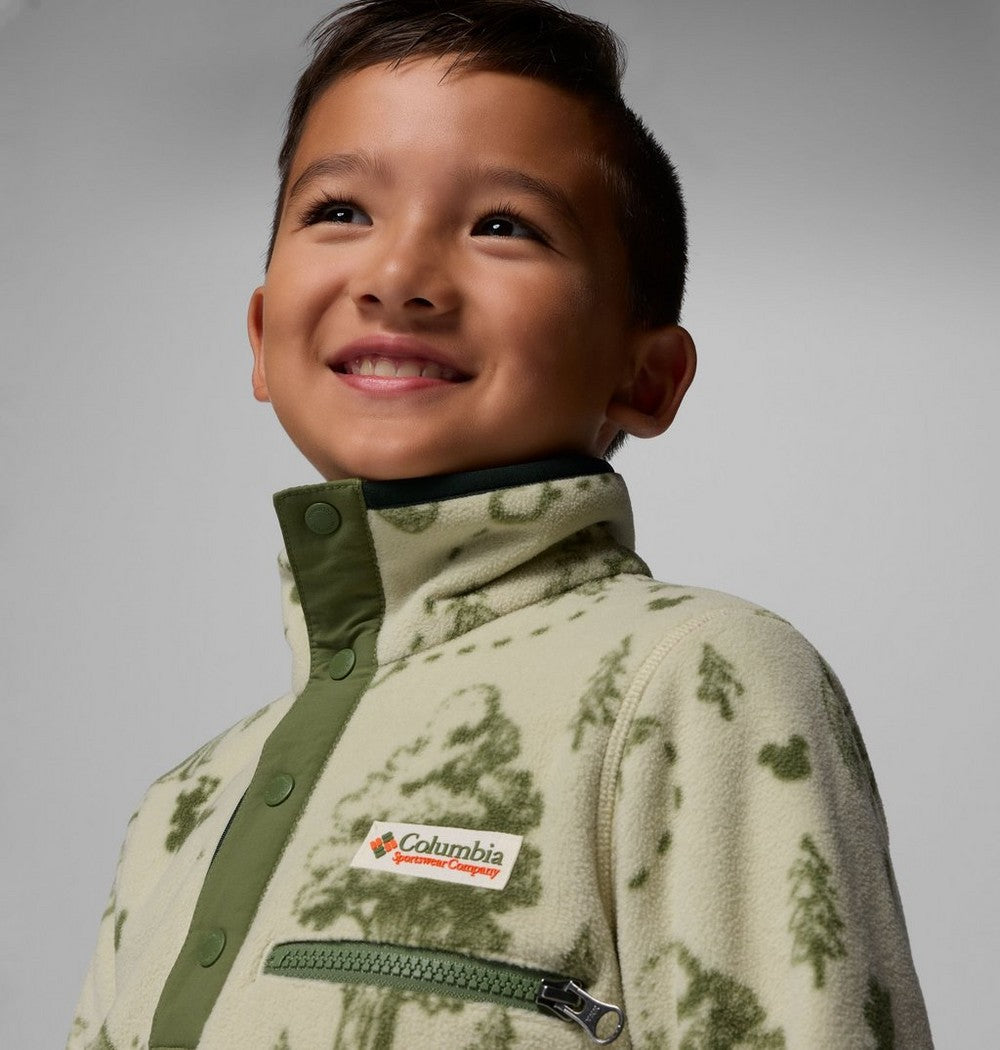Kids' Character Print Half-Snap Fleece - Light Green