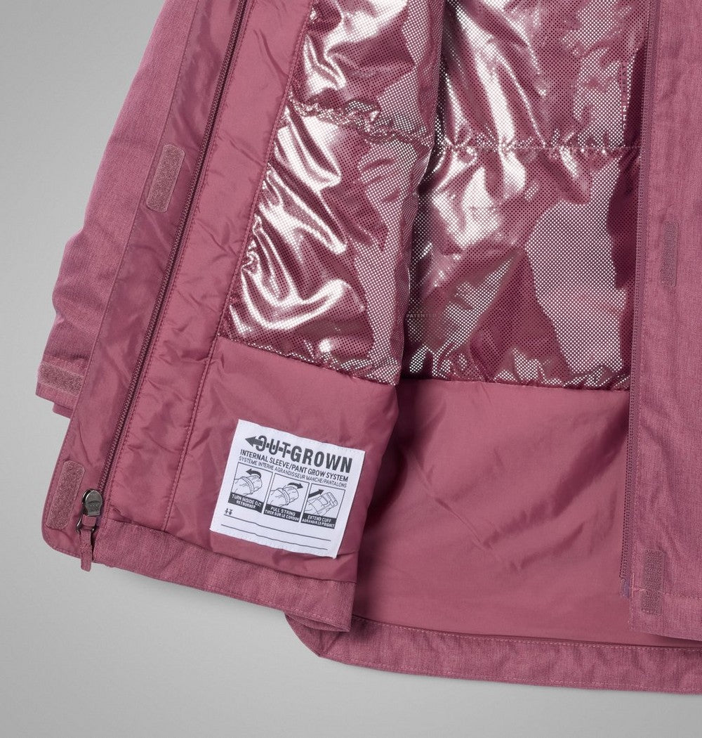 Girls' Long Insulated Parka - White