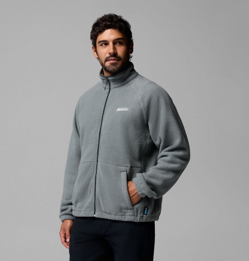Men's Full-Zip Fleece Jacket - Sage