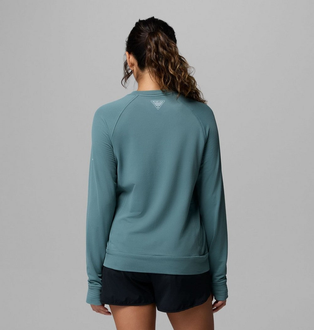 Women's UPF 50 Long Sleeve Crew - Gray