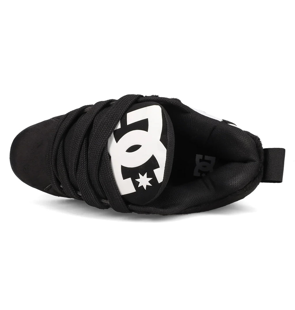 Men's Padded Suede Sneaker - Black White