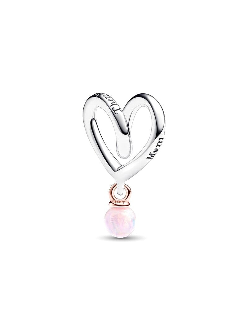 Elephant and Heart Charm Set