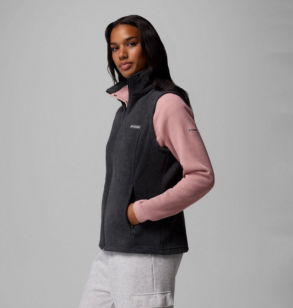 Women's Fleece Vest - Chalk