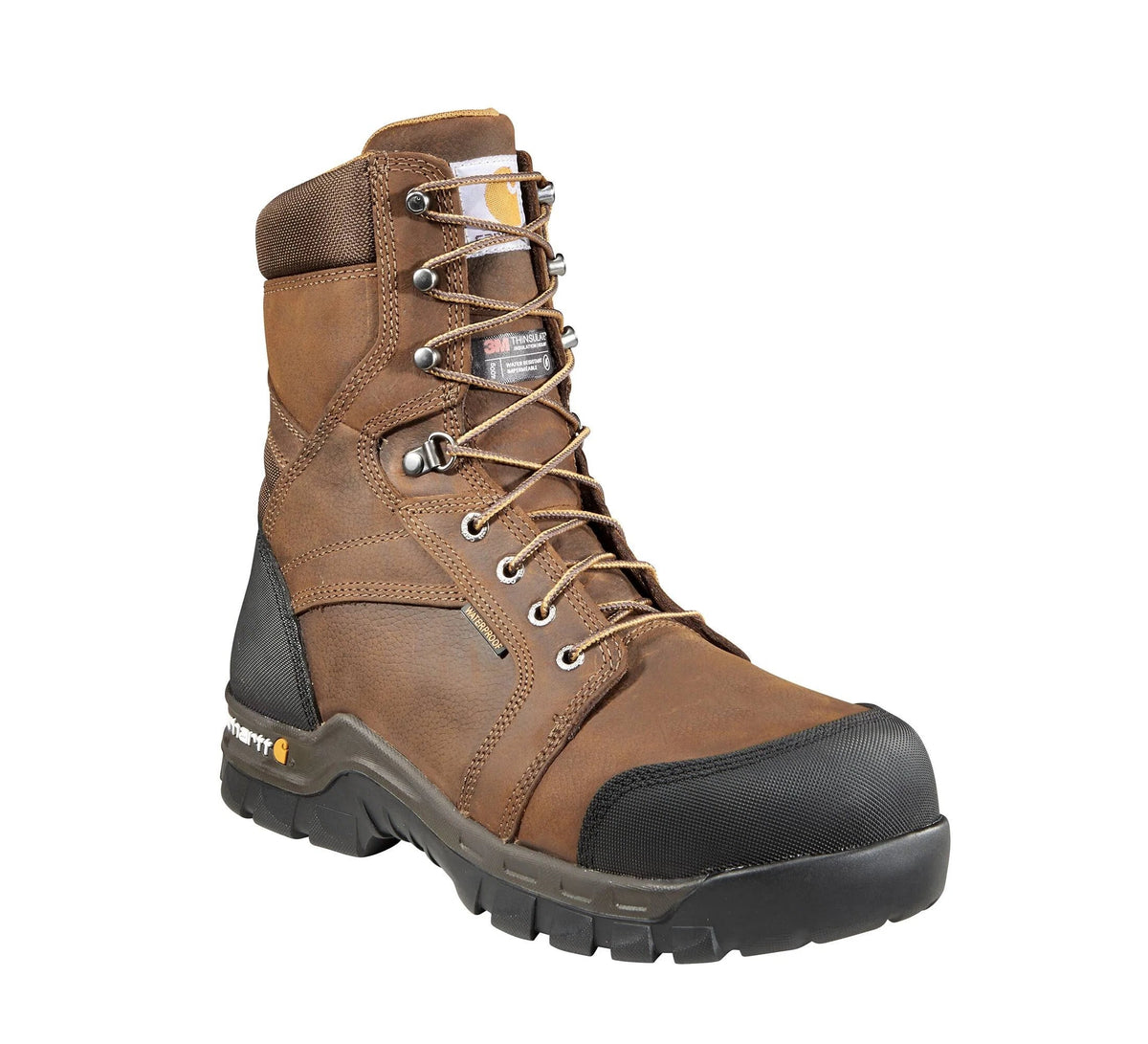 Men's 8-Inch Insulated Composite Toe Work Boot - Brown