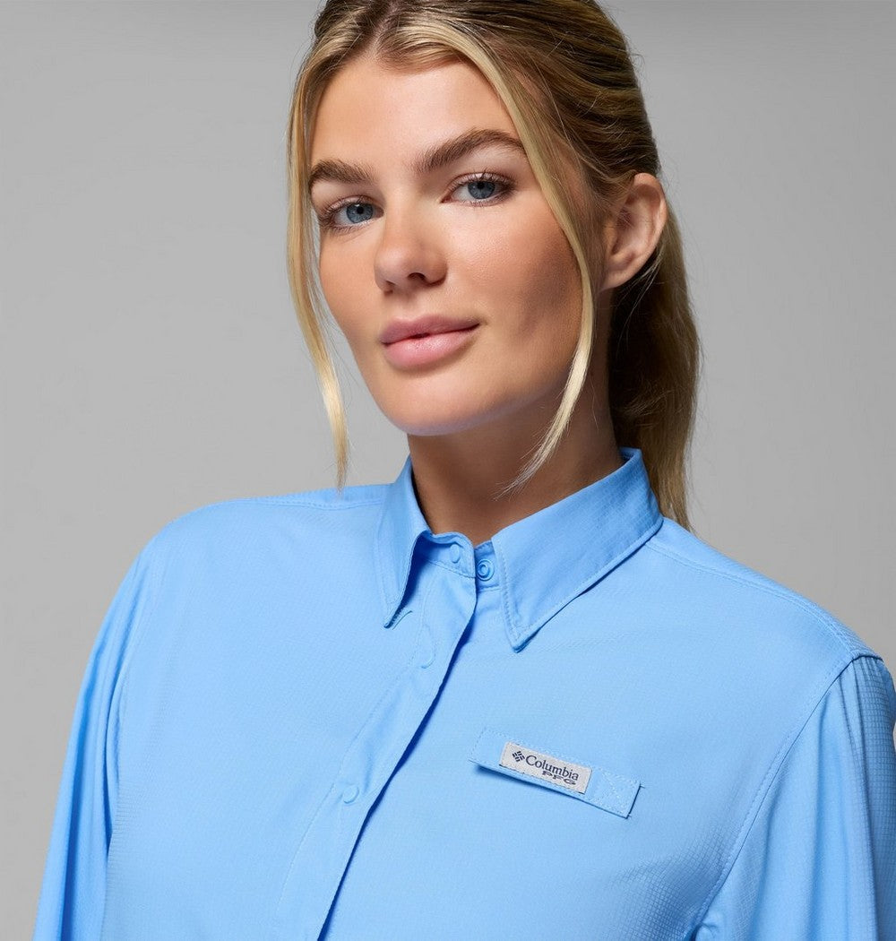 Women's Long Sleeve Fishing Shirt - Stone