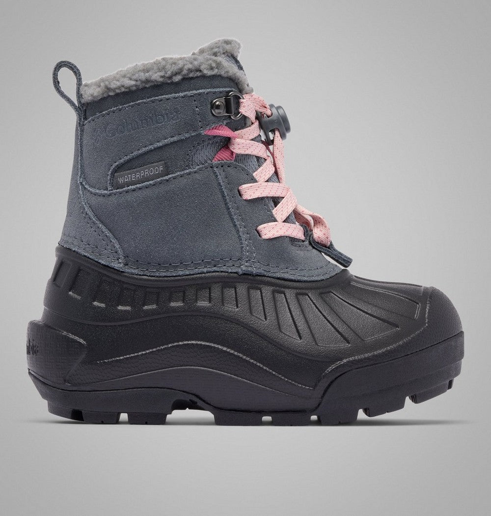 Little Kids' Waterproof Insulated Snow Boot - Black