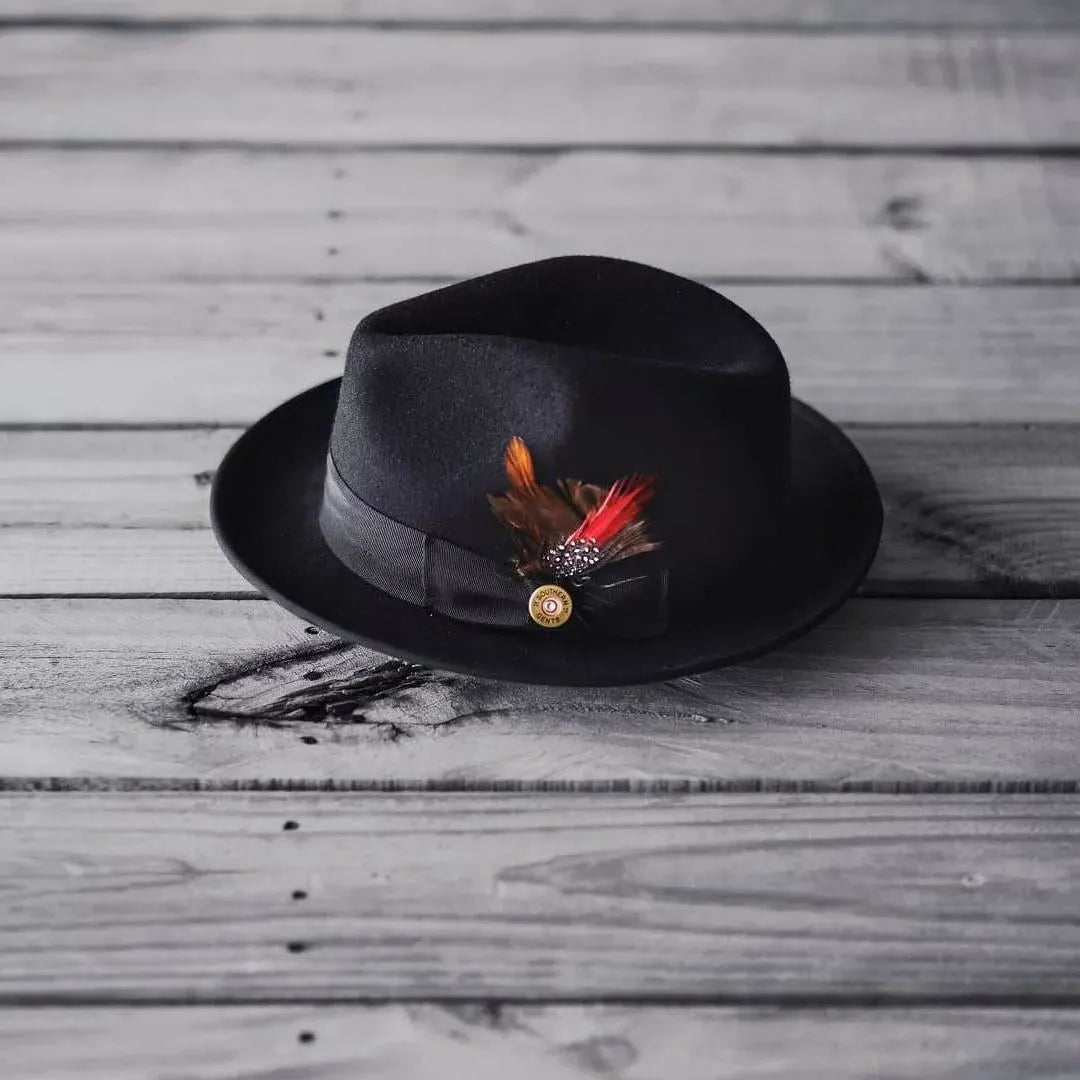 Trilby Fedora - Black