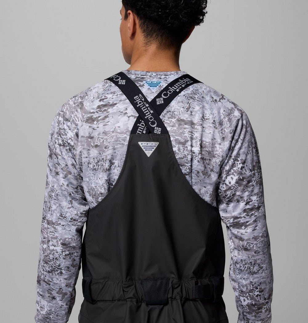 Men's Waterproof Fishing Bib - Black