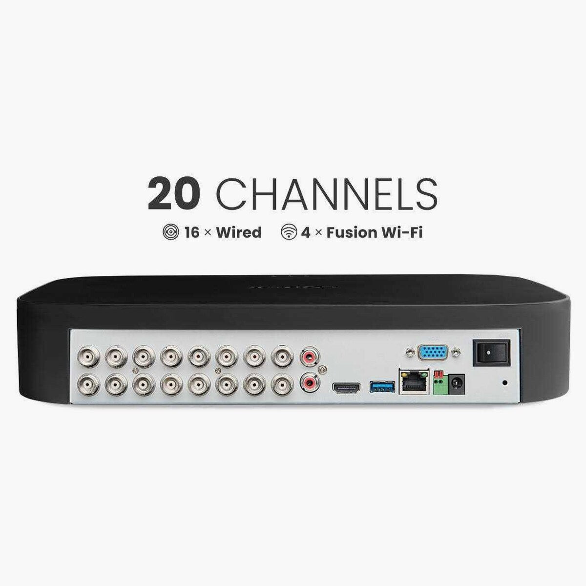 Lorex Fusion 4K 20-Channel 2TB Digital Video Recorder