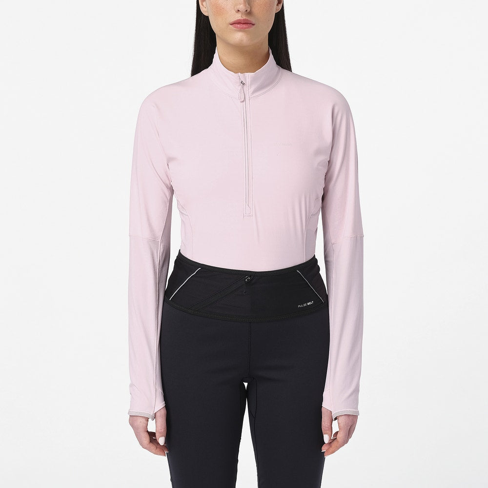 Women's Cropped Half-Zip Running Pullover