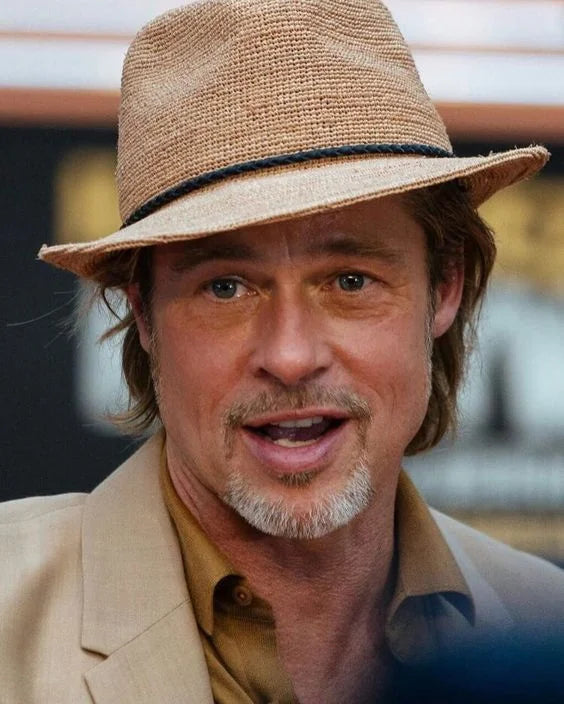  same style!】Can be rolls up for packing- Goorin Bros Morning Glory Raffia Straw Trilby Fedora