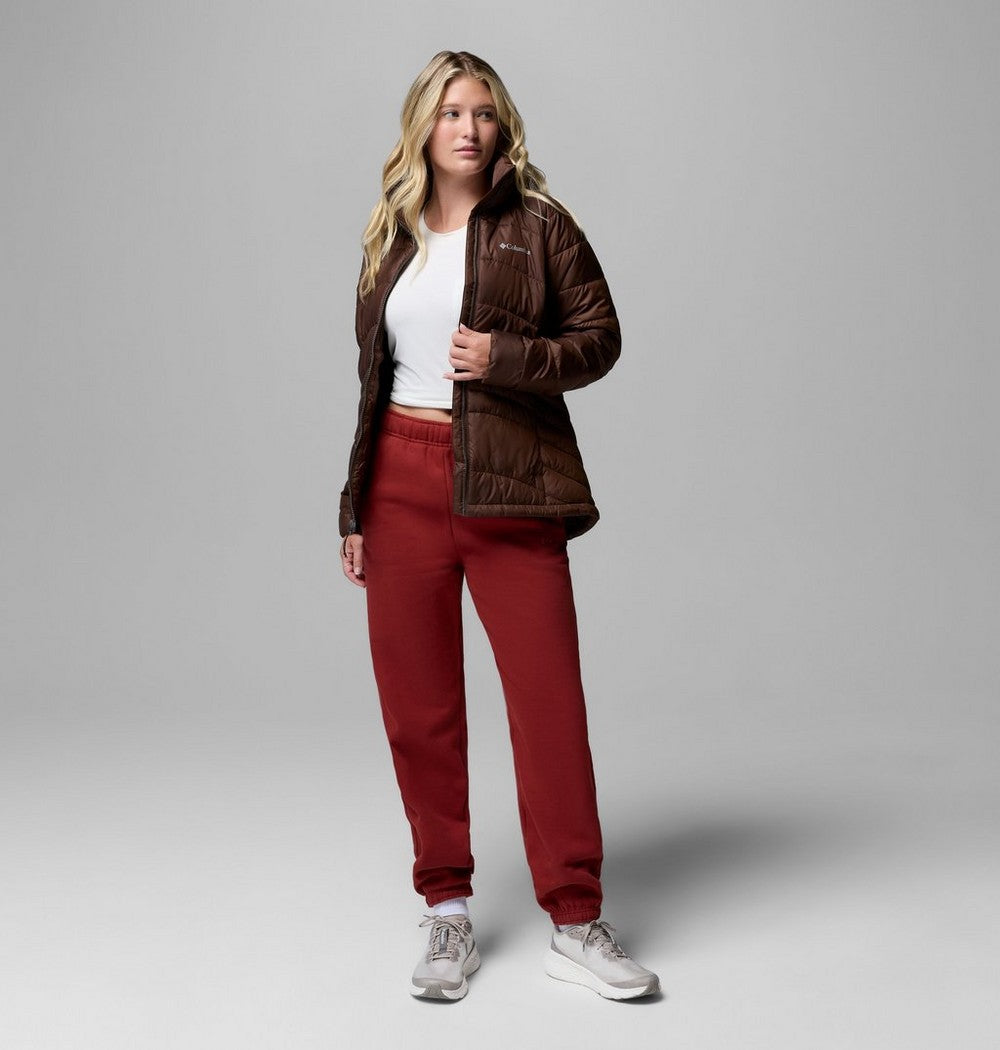 Women's Water-Resistant Insulated Jacket - Brown