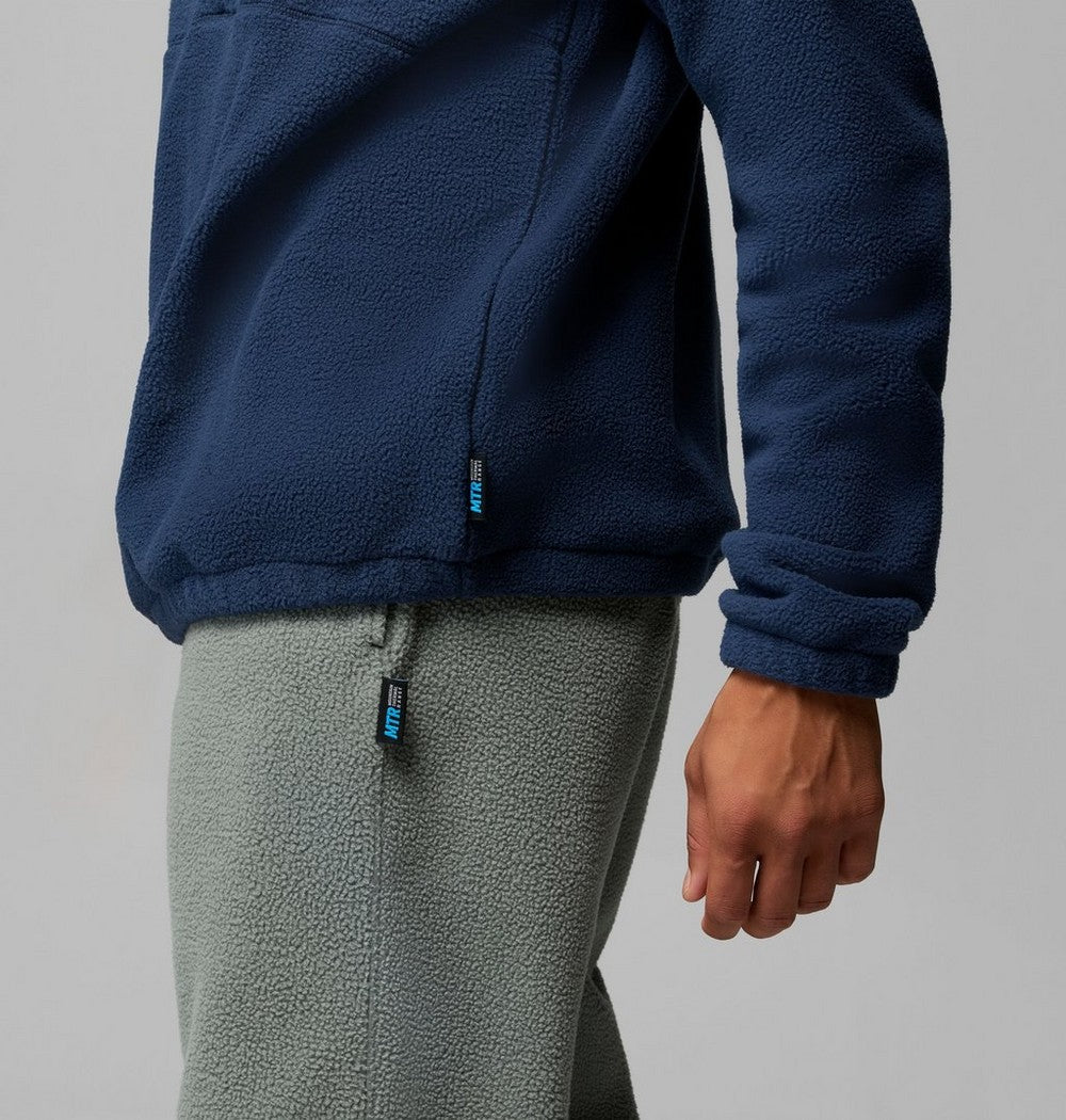 Men's Fleece Half-Zip Pullover - Dark Grey