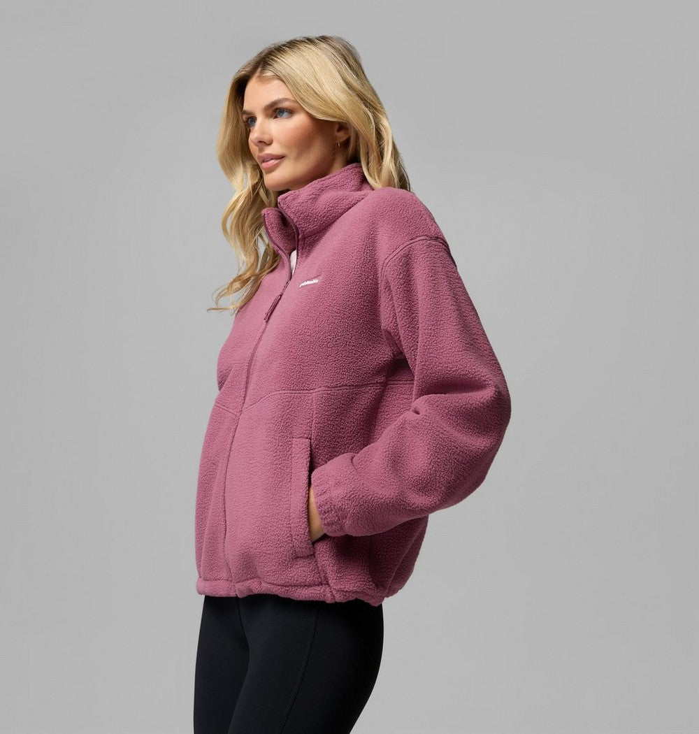 Women's Full-Zip Fleece Jacket - Tobacco