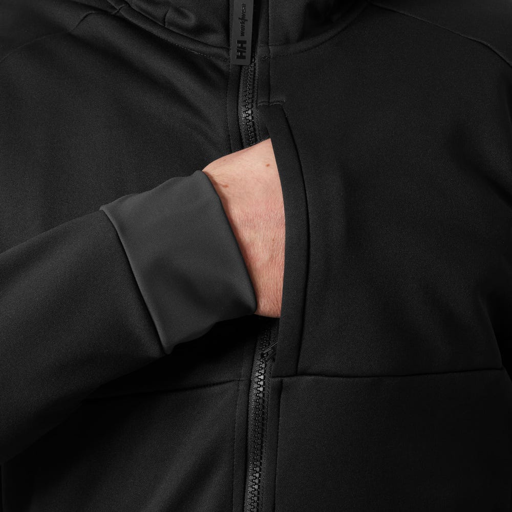 Men's Hooded Midlayer Work Jacket - Gray