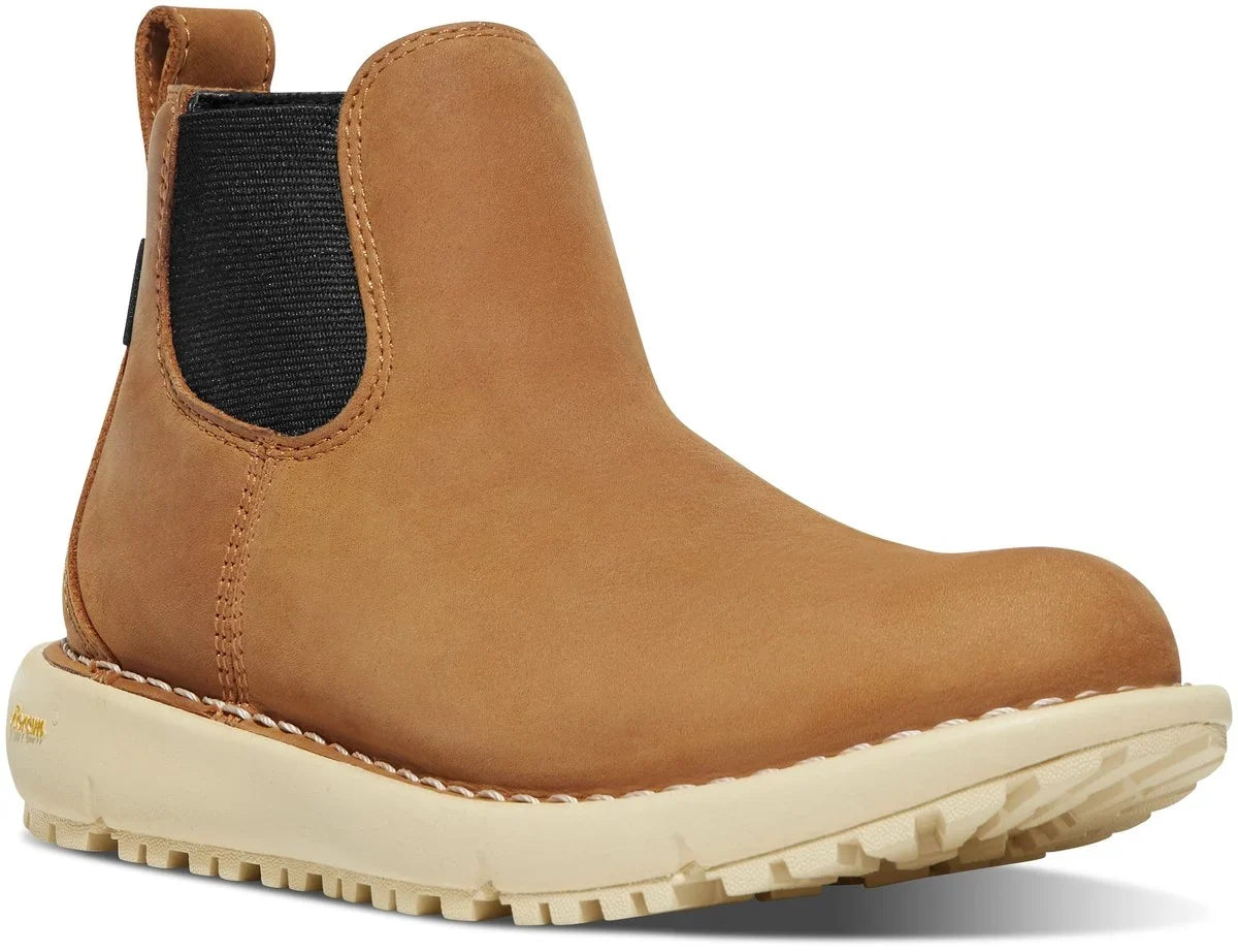 Women's Waterproof Leather Chelsea Boot - Brown