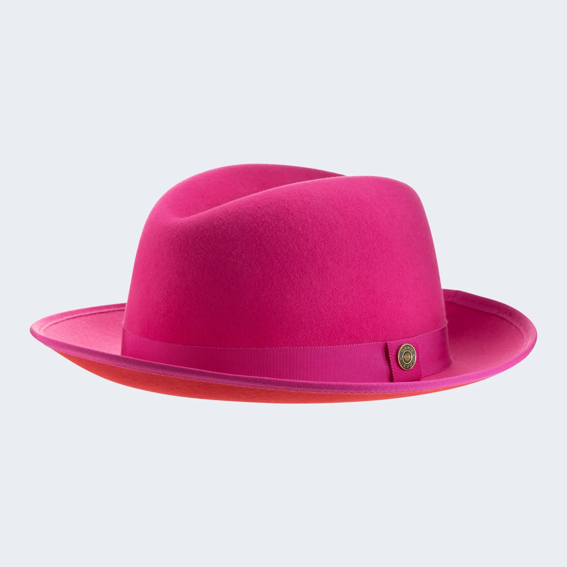 Classic Center-Creased Fedora-King (Hot Pink)