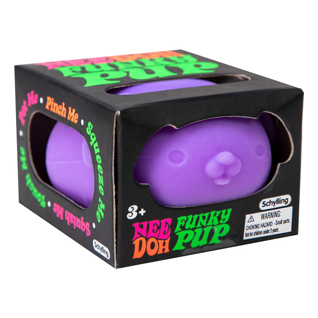 Neon Puppy Squeeze Toy