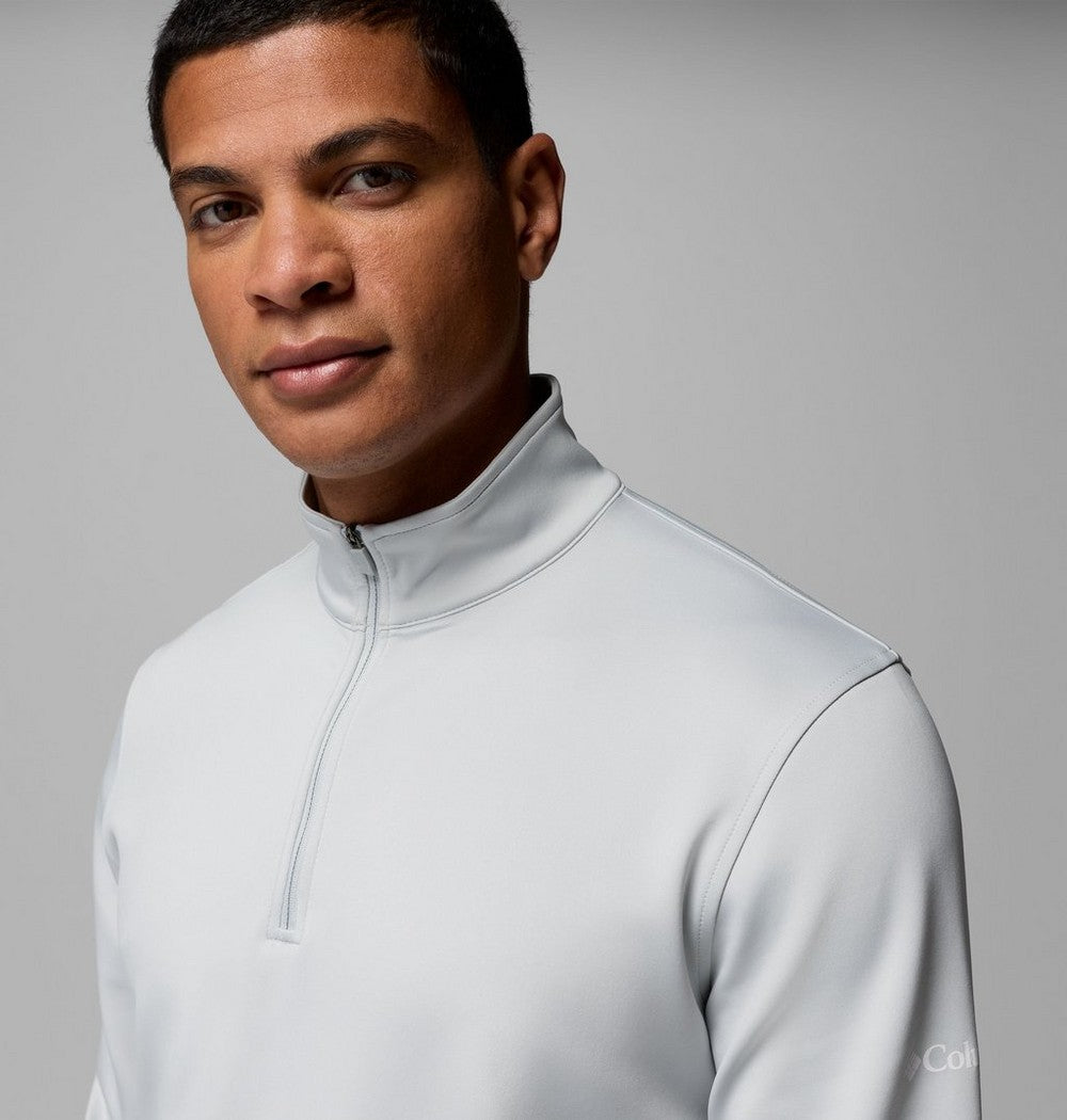 Men's UPF 30 Quarter-Zip Pullover - Peach