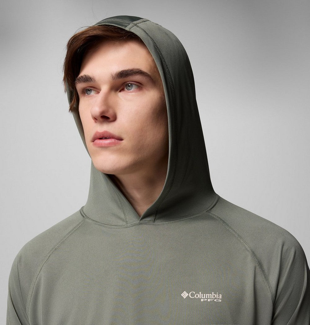 Men's Long-Sleeve Sun Hoodie - Gray