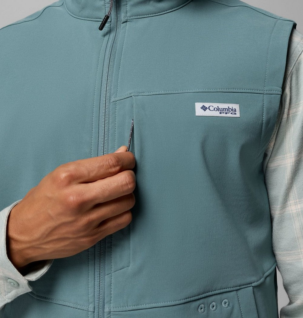 Men's Water-Repellent Stretch Vest - Gray