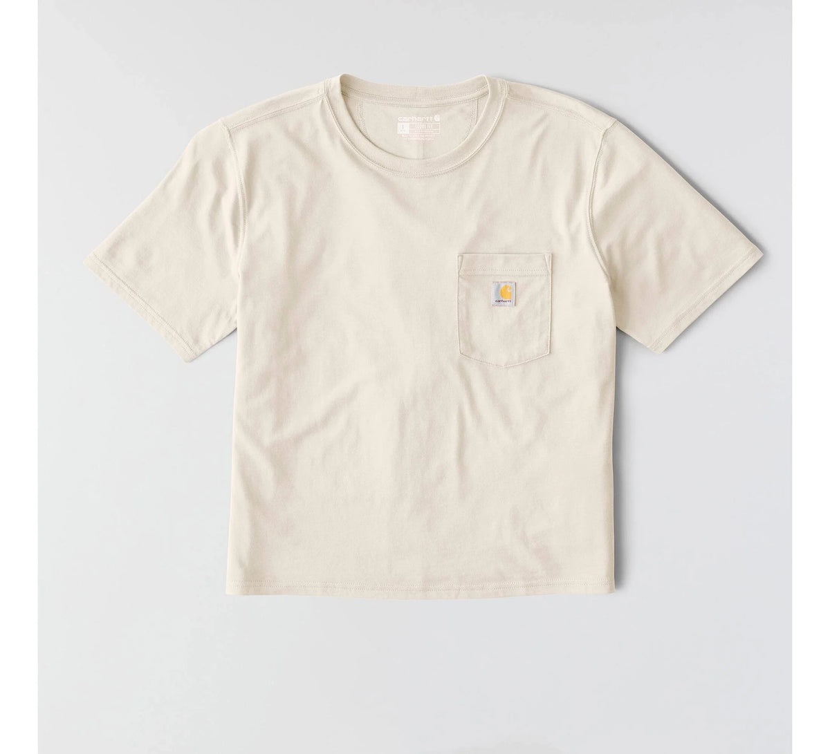 Women's Loose Lyocell Blend Pocket T-Shirt - Pink
