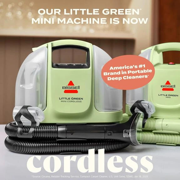 Mini Cordless Portable Carpet Cleaner