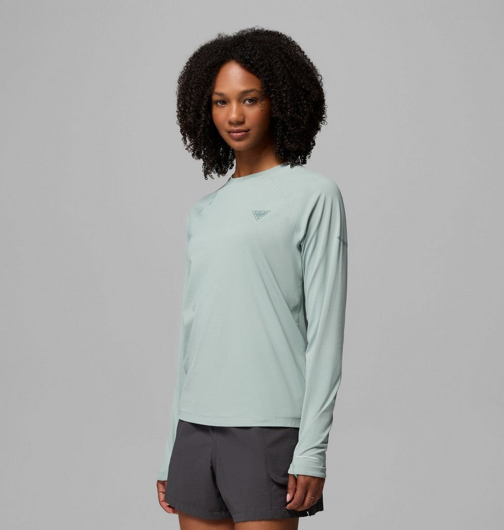 Women's UPF 50 Long Sleeve Sun Shirt - White