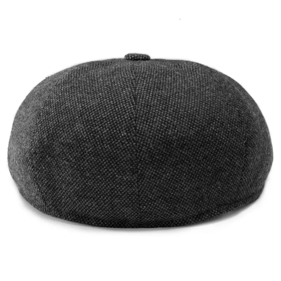 Malco Dark Grey Moda Newsboy Cap