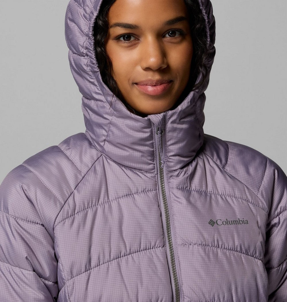 Women's Insulated Hooded Jacket - Wine