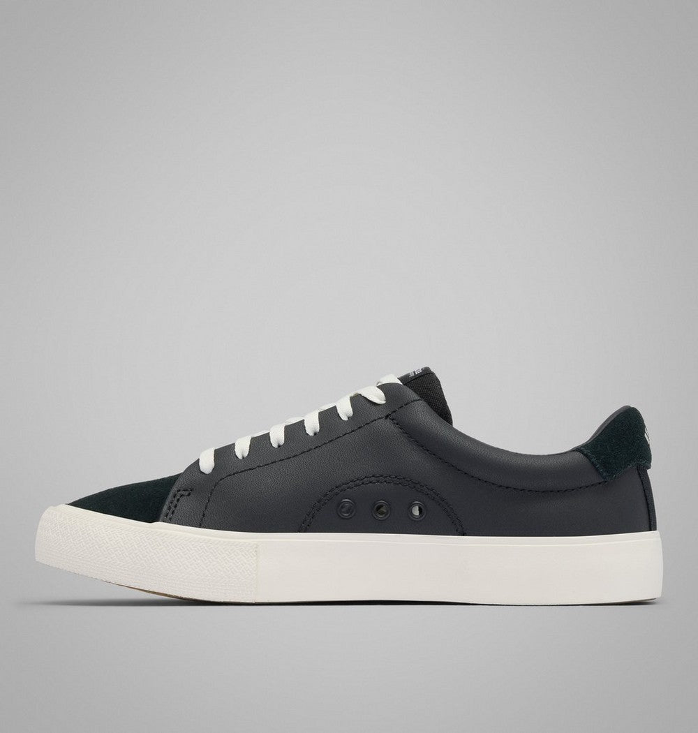 Women's Leather Deck Shoe - Black