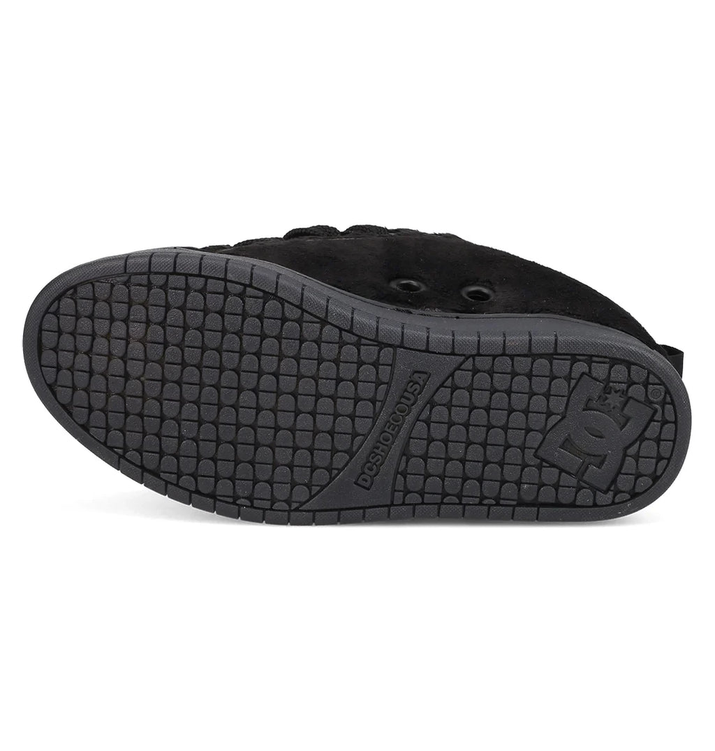 Men's Padded Suede Sneaker - Black White
