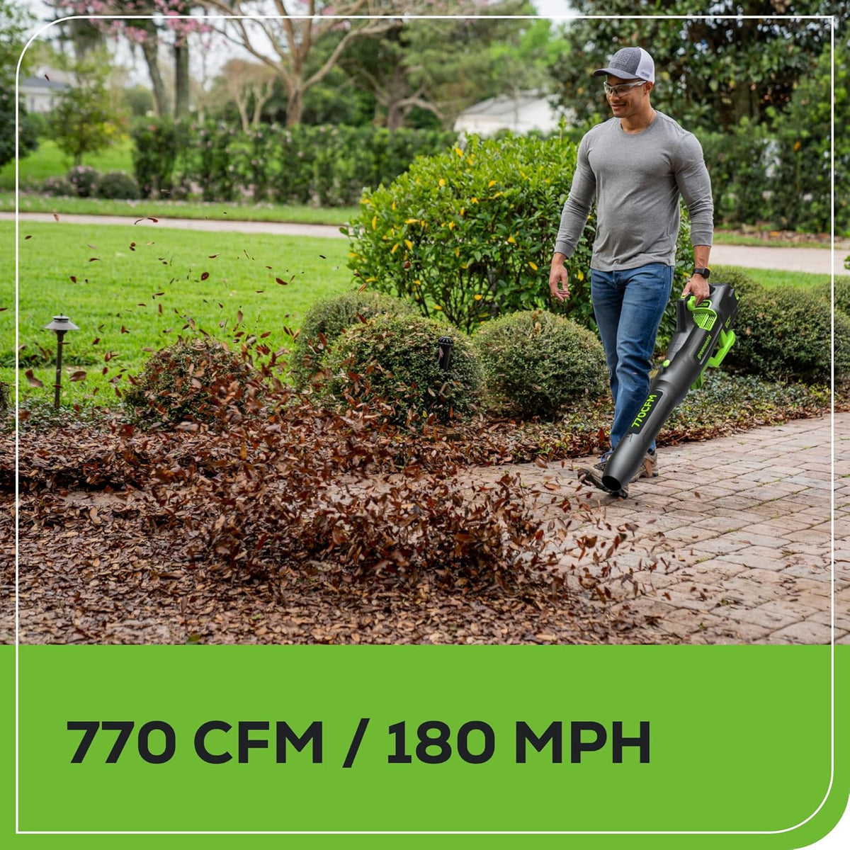 Greenworks 80V 21in Self-Propelled Lawn Mower And Blower Kit With 5.0Ah Battery - Gen 2