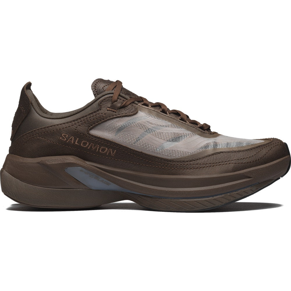Unisex Fiberglass Plate Running Shoe - Brown