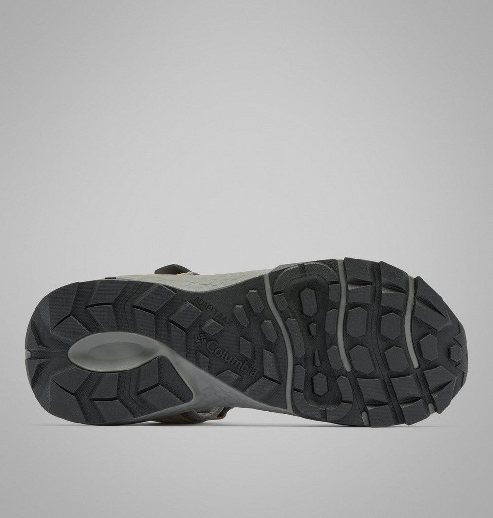 Men's Nubuck Leather Trail Sandal - Black