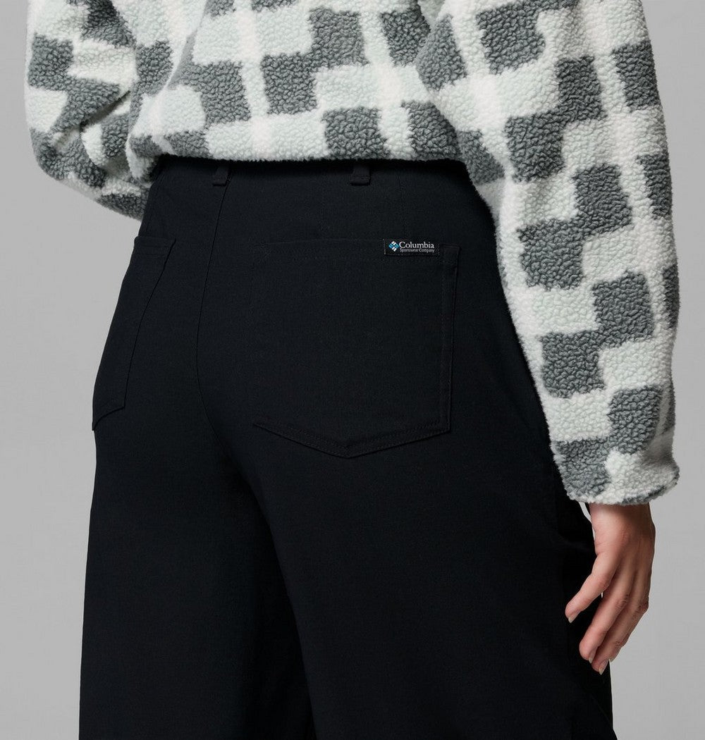 Women's Stretch Wide-Leg Pants - Green