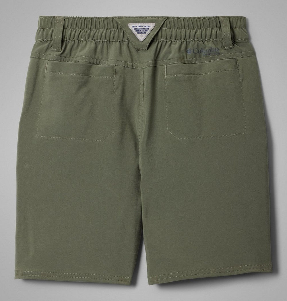 Boys' Stretch Fishing Shorts - Green