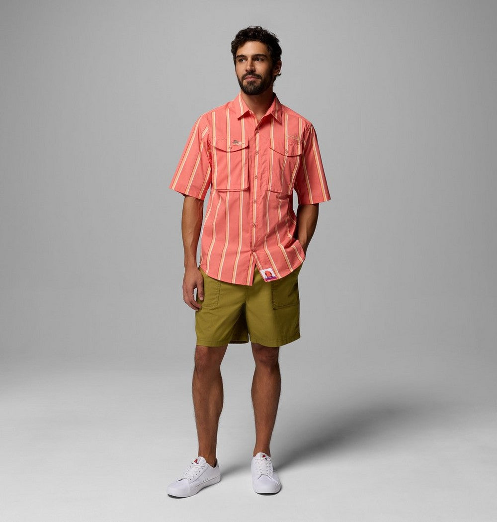Men's Printed Short Sleeve Fishing Shirt