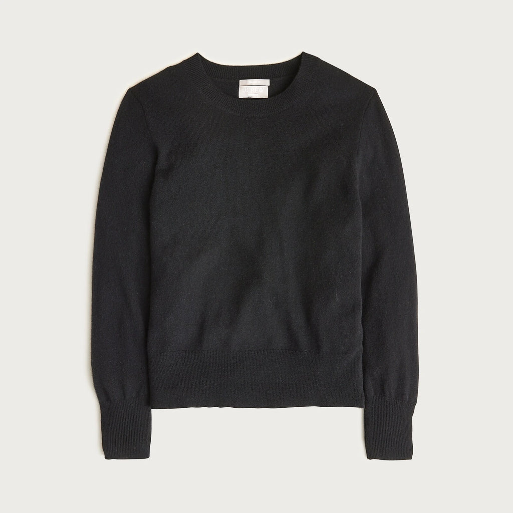 Cashmere Classic-Fit Crewneck Sweater - Black