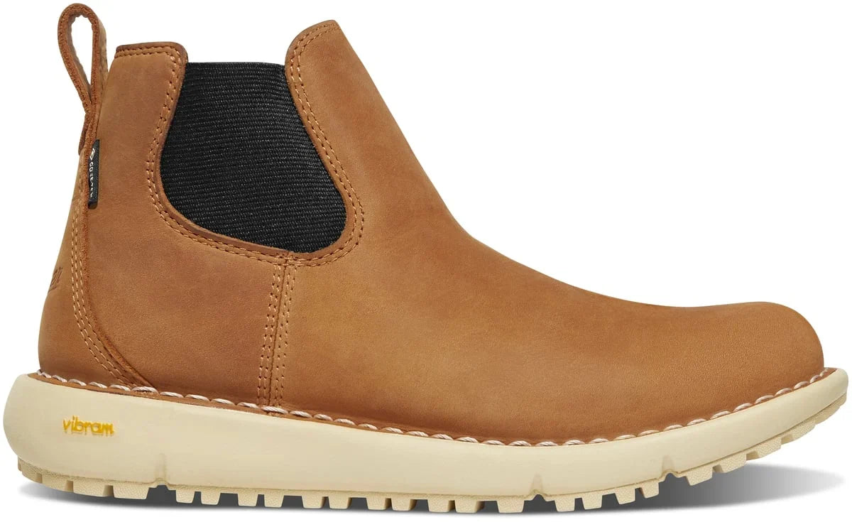 Women's Waterproof Leather Chelsea Boot - Brown