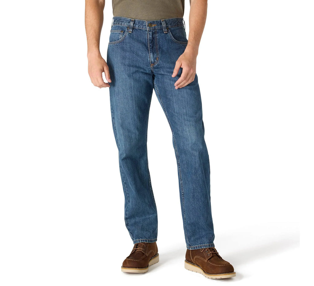 Men's Relaxed Straight Work Jeans - Deep Creek