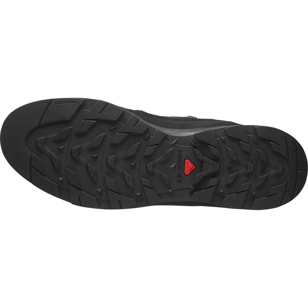 Waterproof Leather Mid Hiking Sneaker - Gray